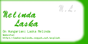 melinda laska business card